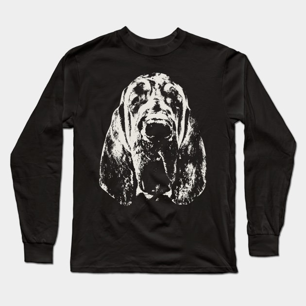 Bloodhound Long Sleeve T-Shirt by Nartissima